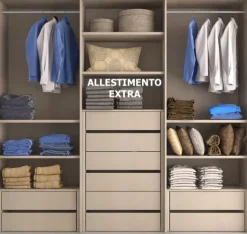 Armadio con ante battenti a prezzo scontato modello Lions linea bk65 di Collezione esclusiva