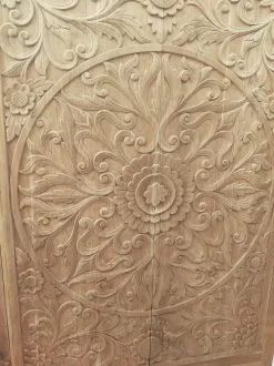 Armadio con ante battenti a prezzo scontato modello Namastè di Outlet etnico