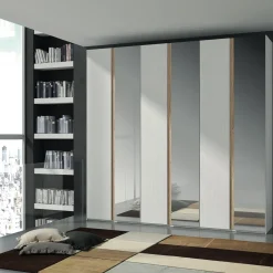 Armadio con ante battenti moderno Reflex oak Collezione esclusiva a prezzo ribassato