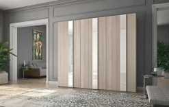 Armadio con ante battenti Armadio mod.dream a 6 ante in tamburato in promo-sconto del 40% a prezzo scontato