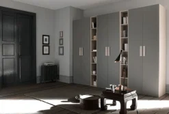 Armadio con ante battenti a prezzo scontato modello Armadio a 6 ante con librerie mod.abaco in promo-sconto del 50% di Gierre mobili