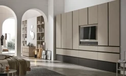 Armadio con ante battenti Armadio battente 8 ante materico scontato del 30%