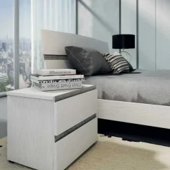 Armadio con ante battenti moderno Silver composizione 2 Artigianale a prezzo ribassato