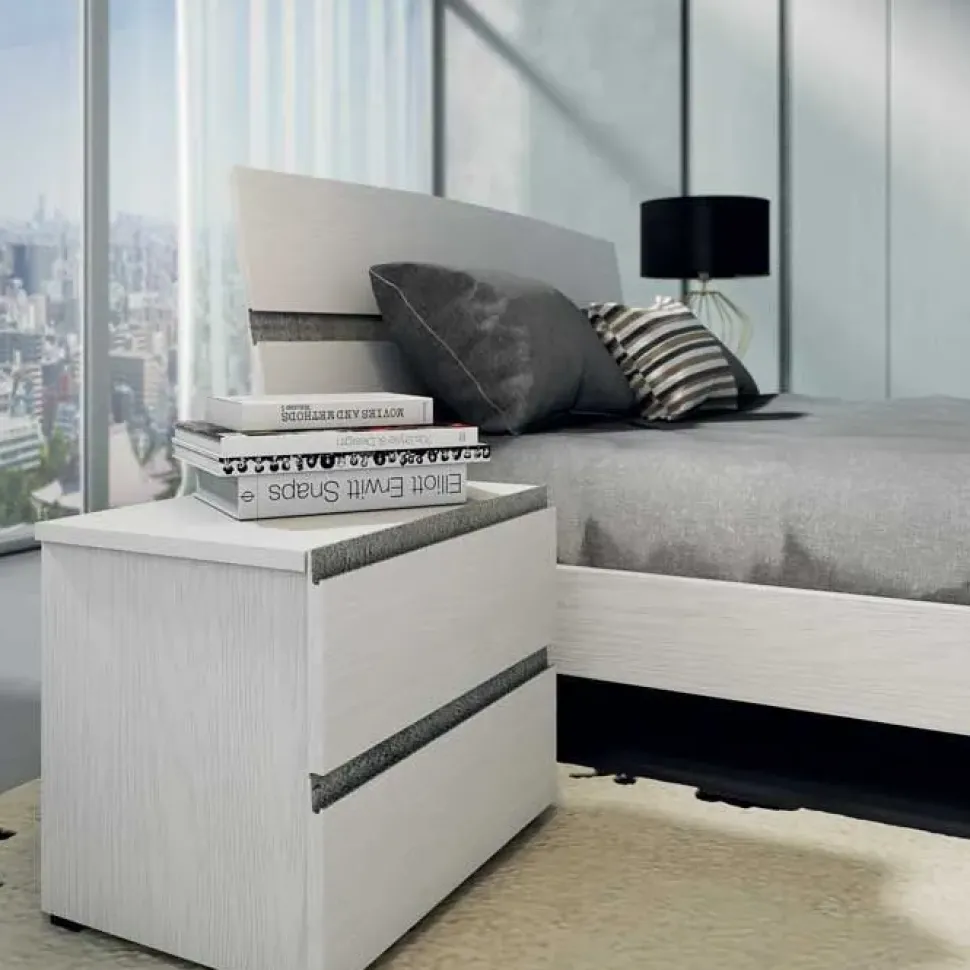 Armadio con ante battenti moderno Silver composizione 2 Artigianale a prezzo ribassato