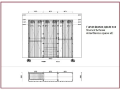 Armadio con ante battenti modello Stave scontato del 30%