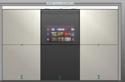 Armadio con ante scorrevoli modello Night 29 scontato del 50%