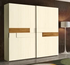 Armadio con ante scorrevoli moderno Rovere essence Collezione esclusiva a prezzo scontato