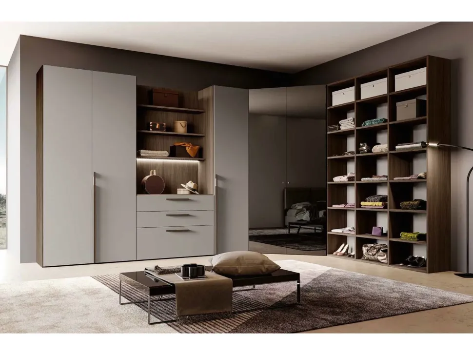 Armadio con cabina armadio Arm40 a prezzo scontato