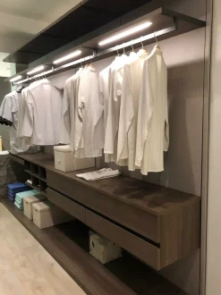 Armadio con cabina armadio design Flexy Zalf a prezzo scontato