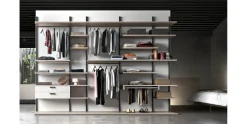 Armadio con cabina armadio a prezzo scontato modello System soul 4 di Collezione esclusiva