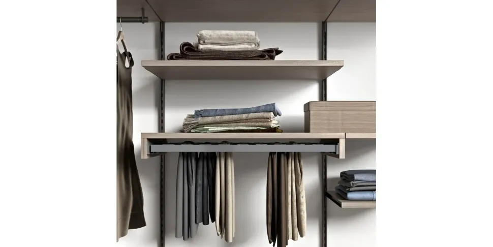 Armadio con cabina armadio a prezzo scontato modello System soul 4 di Collezione esclusiva