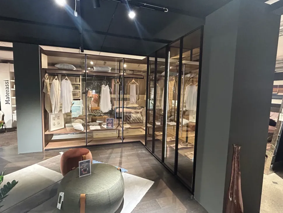 Armadio con cabina armadio modello Open dandy scontato del 51%