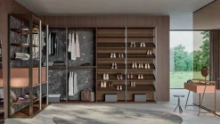 Armadio con cabina armadio Cabina armadio skeletro a prezzo ribassato