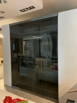 Armadio con cabina armadio modello Camerino caccaro  scontato del 25%