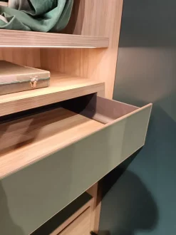 Armadio Cornice con anta in pelle sintetica di Pianca A PREZZO SCONTATO 46%