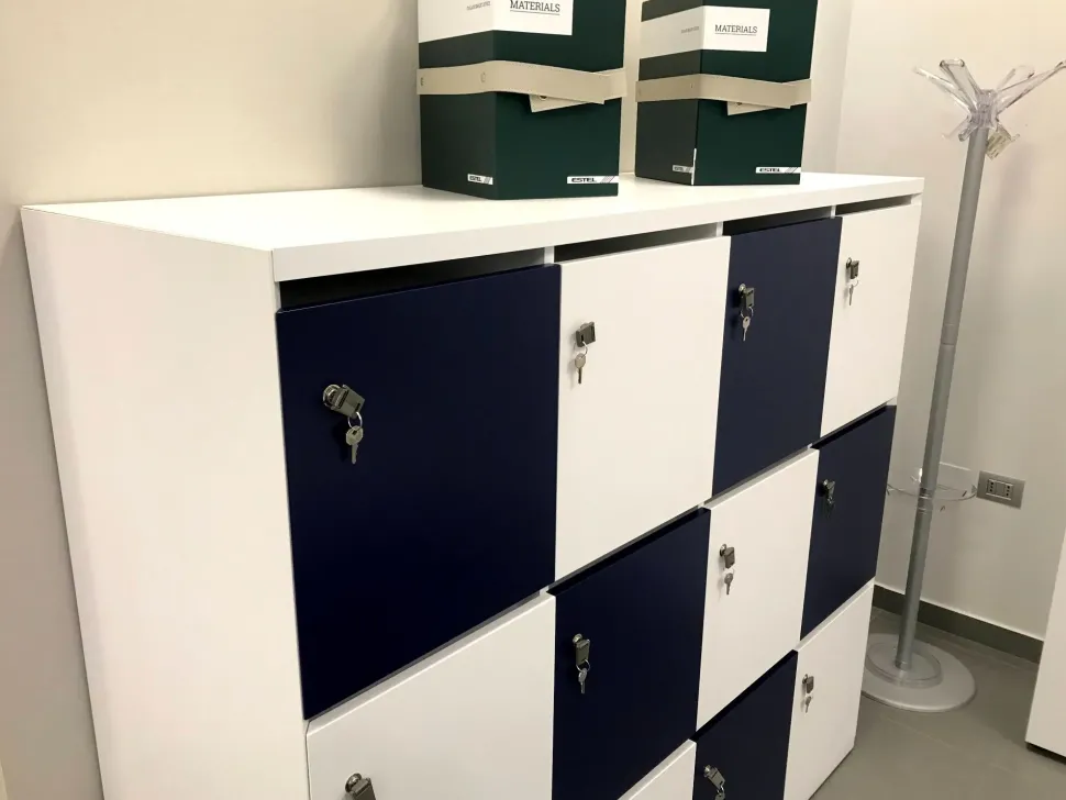 Armadio da ufficio modello Contenitore lockers Estel in OFFERTA OUTLET