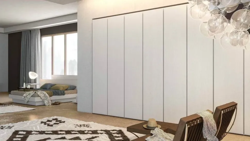 Armadio design con Sei ante modello Orchidea di Artigianale