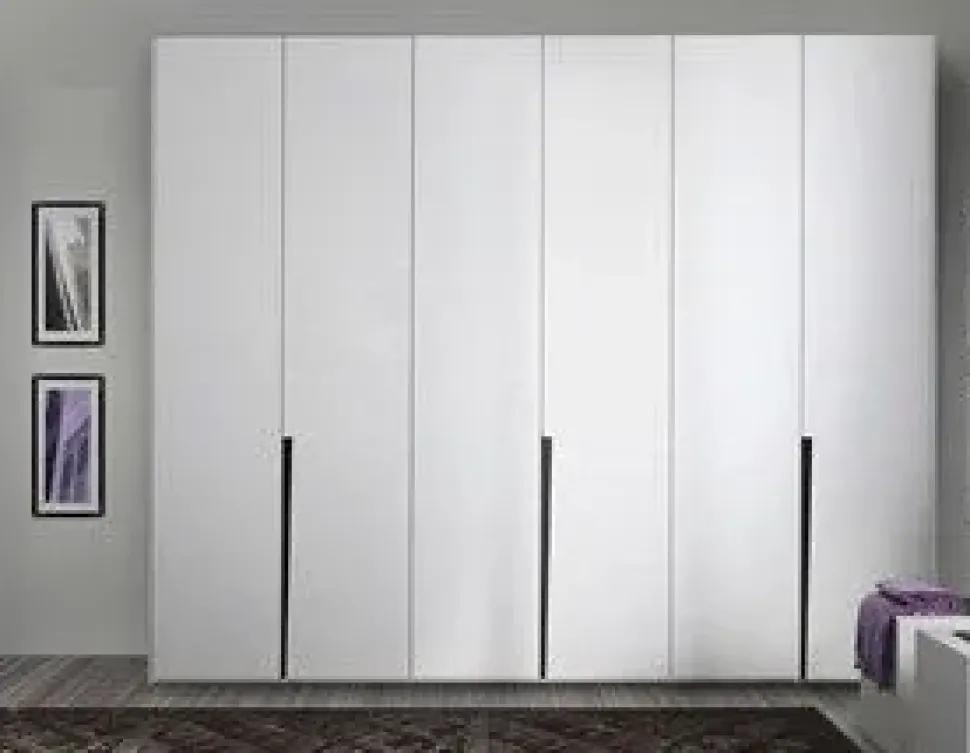 Armadio design con Sei ante modello Orchidea di Artigianale
