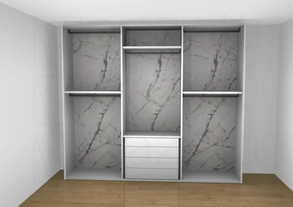 Armadio design Dual flat Caccaro con un ribasso imperdibile