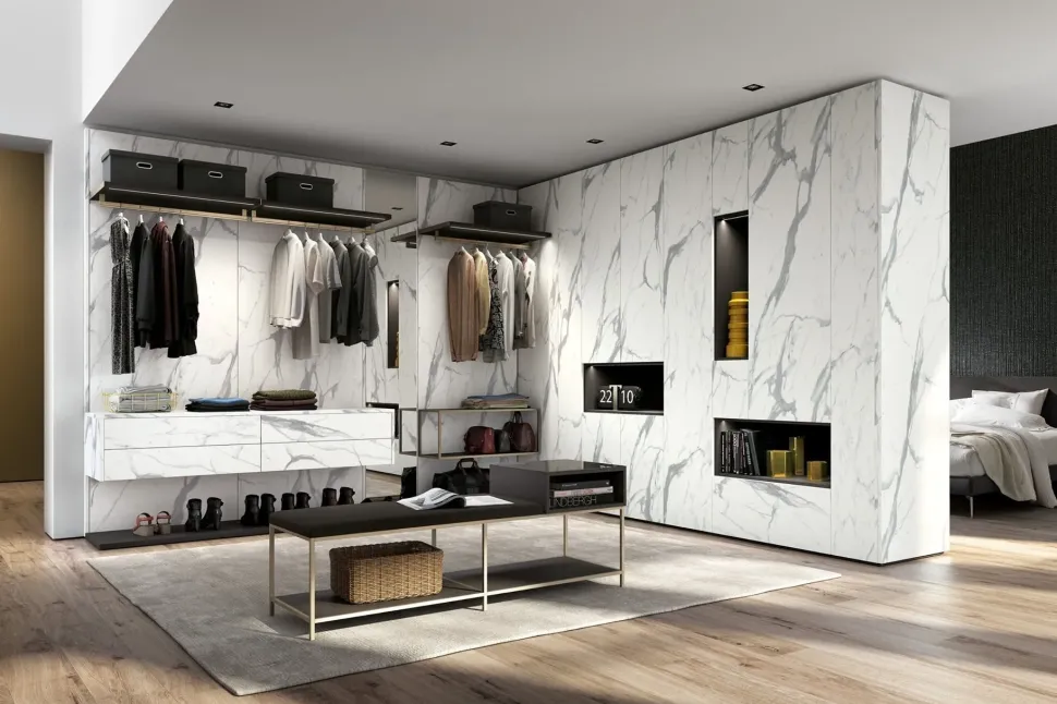 Armadio di Md work modello Stone luxury in legno con sconto -42%