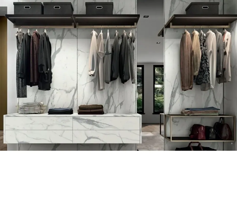 Armadio di Md work modello Stone luxury in legno con sconto -42%