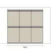 Armadio di Moretti compact modello Armadio room 01 in laminato opaco con sconto -30%