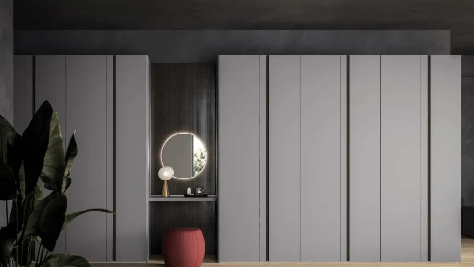 Armadio di Orme modello Armadio battente orme night 14 in laminato materico con sconto -40%