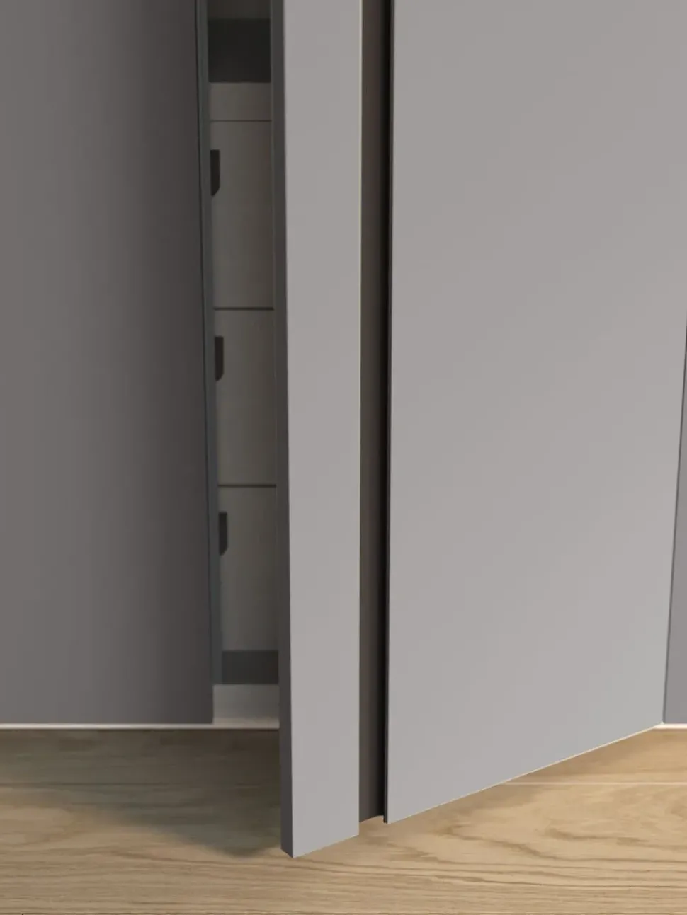 Armadio di Orme modello Armadio battente orme night 14 in laminato materico con sconto -40%