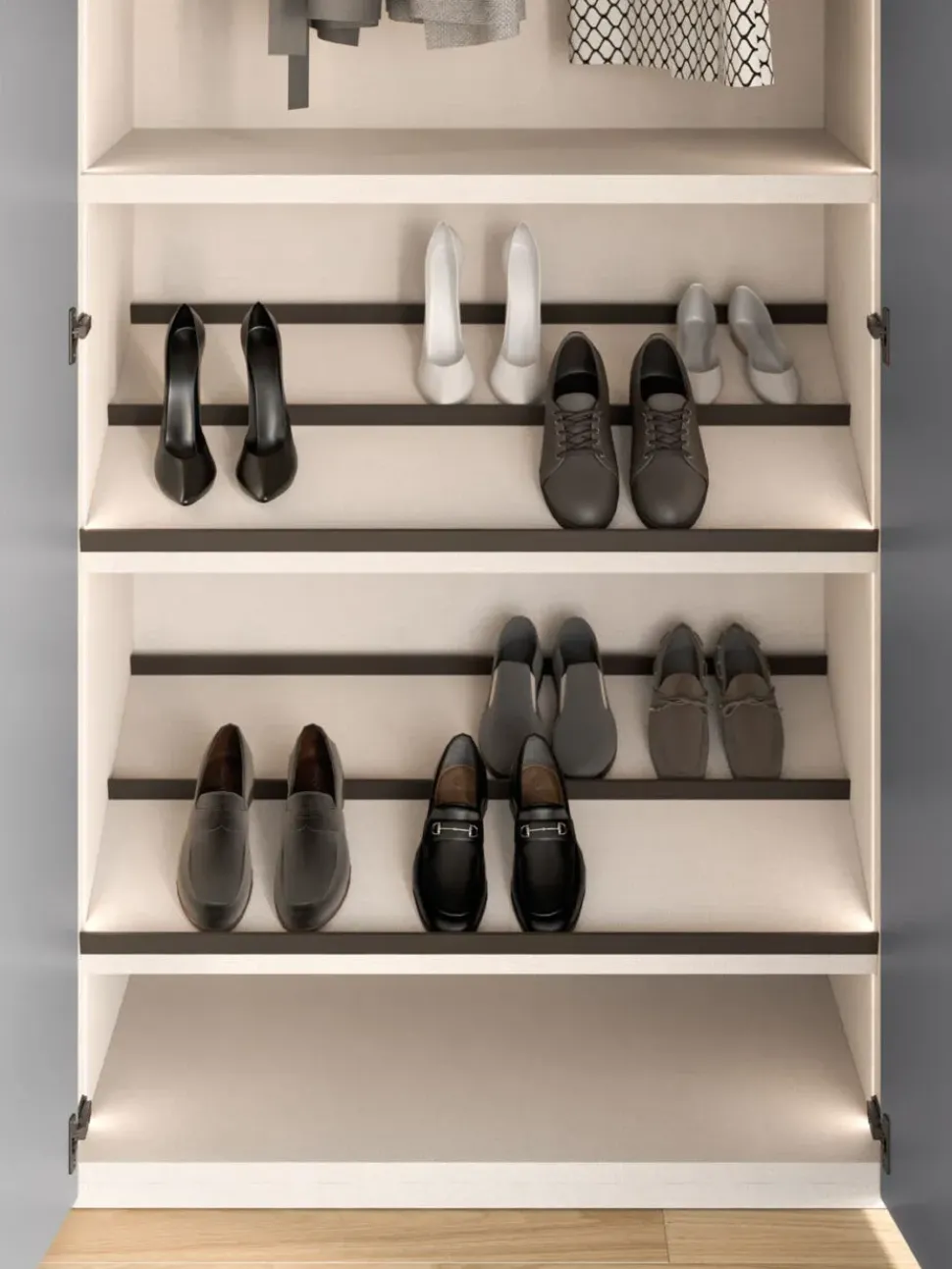 Armadio di Orme modello Armadio battente orme night 14 in laminato materico con sconto -40%