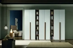 Armadio Gierre in laminato Abaco Notte, scontato. Ante battenti.