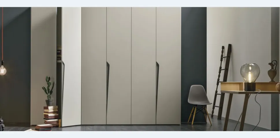 Armadio in laccato opaco Drop a marchio Tomasella scontato