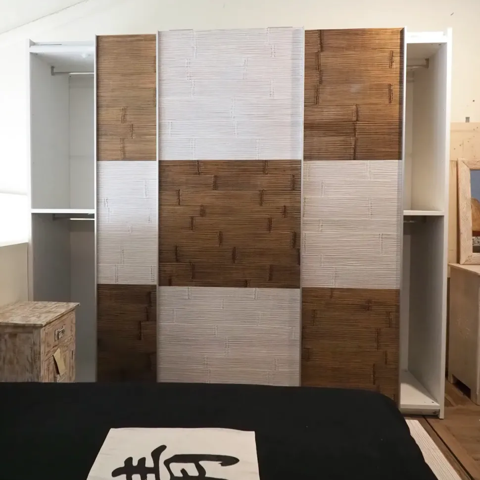 Armadio in legno Armadio in legno etno bambu a marchio Nuovi mondi collection scontato -34%