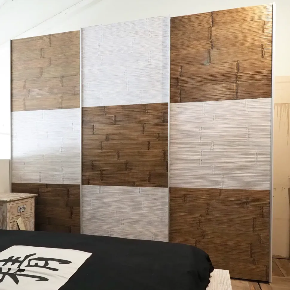 Armadio in legno Armadio in legno etno bambu a marchio Nuovi mondi collection scontato -34%