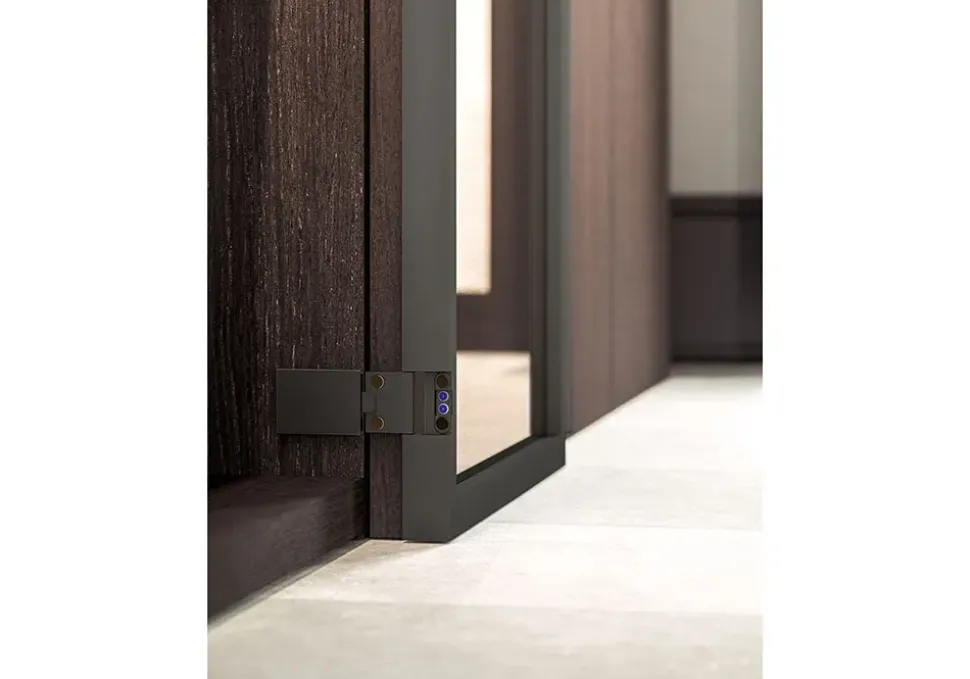 Armadio Milano realizzato in vetro di Pianca scontato -25%