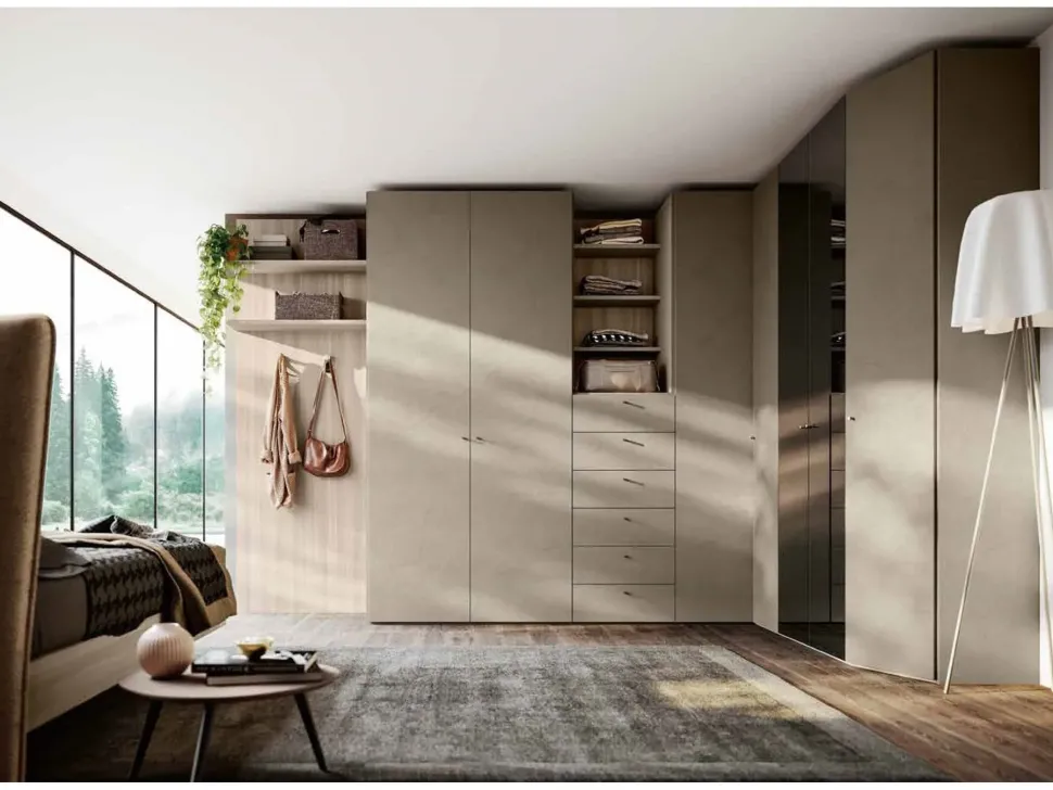 Armadio moderno Arm39 Artigianale PREZZI OUTLET
