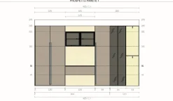 Armadio moderno Arm42 Artigianale PREZZI OUTLET