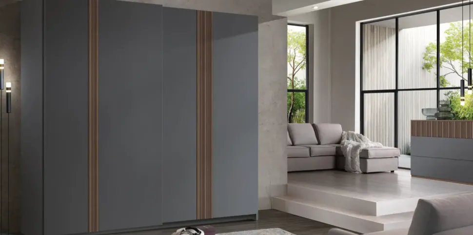 Armadio moderno Armadio modello marica art 3000 di Mobilificio bellutti a PREZZO OUTLET -33%