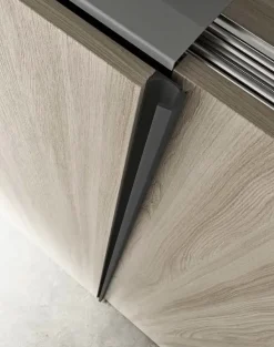 Armadio moderno Armadio scorrevole completo di Md work a PREZZO OUTLET -45%