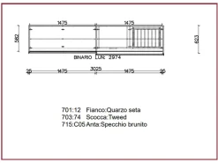 Armadio moderno Crystal di Novamobili a PREZZO OUTLET -35%