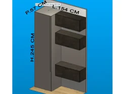 Armadio moderno Ingresso Imab con un ribasso imperdibile