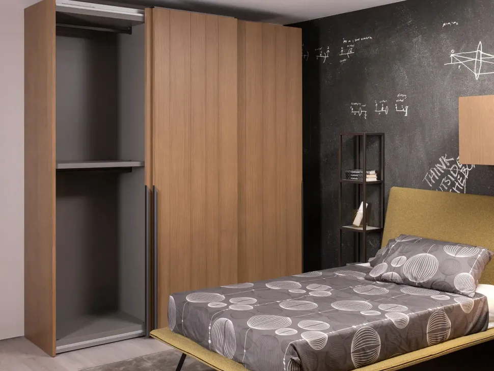 Armadio moderno Land player outlet di Diotti.com a PREZZO OUTLET -51%