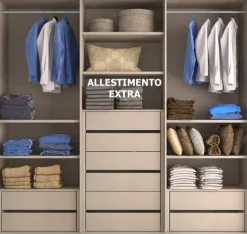 Armadio moderno Lester Collezione esclusiva PREZZI OUTLET -53%