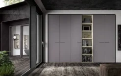 Armadio Power 25 realizzato in laminato materico di Zg mobili scontato -40%