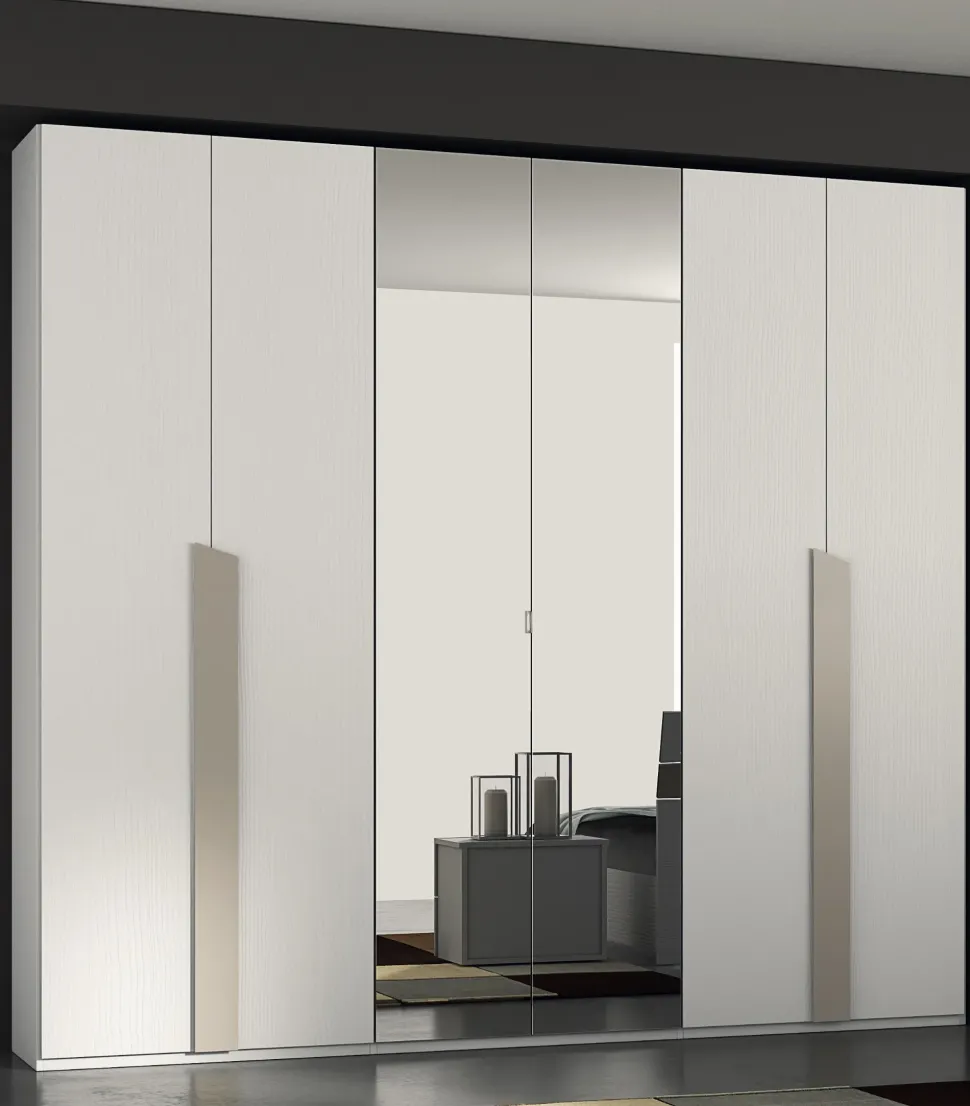 Armadio Reflex realizzato in laminato materico di Collezione esclusiva scontato -40%