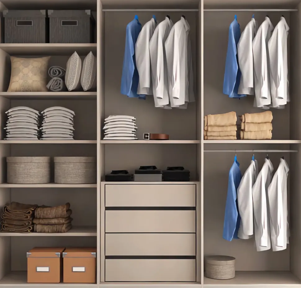 Armadio Reflex realizzato in laminato materico di Collezione esclusiva scontato -40%