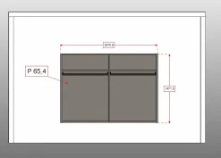 Armadio scontato 40% modello Et voila'  di Lago