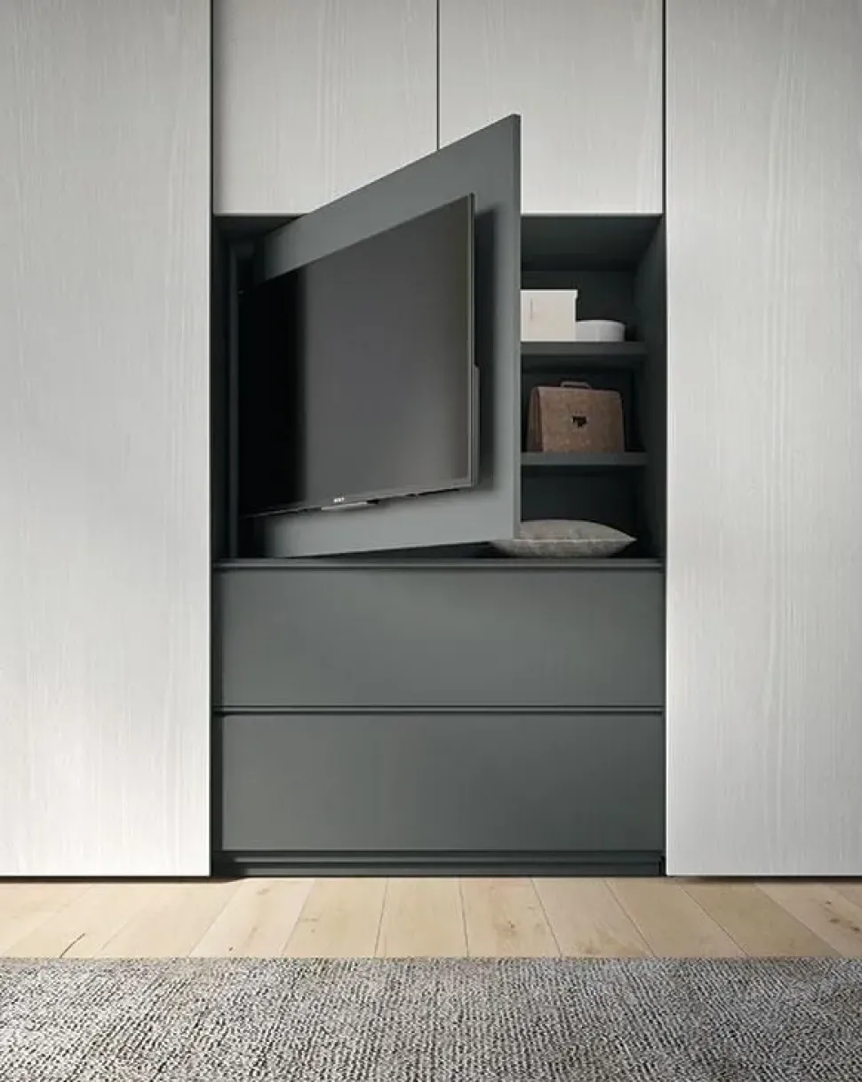 Armadio Scorrevole con vano tv di Mobilgam A PREZZO SCONTATO 25%