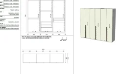 Armadio Tratto realizzato in laccato opaco di Sangiacomo scontato -35%
