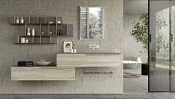 Arredamento bagno: mobile Baxar M system in Offerta Outlet