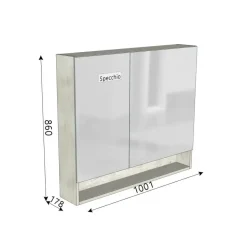 Arredamento bagno: mobile Mastella Lumus next 01 con forte sconto